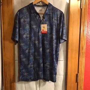 NWT PUMA PERFORMANCE FIT DIGITAL CAMO POLO